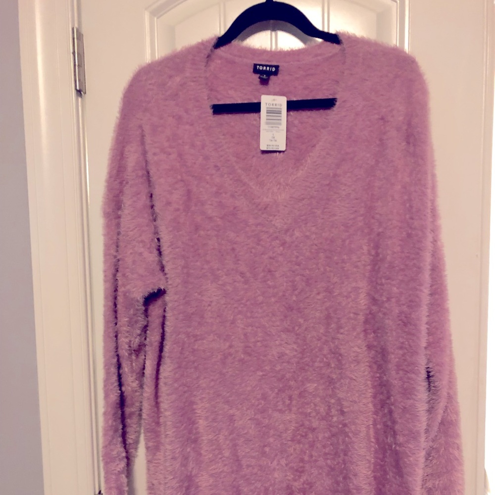 Pinkish purple sweater